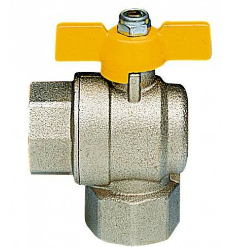 LLAVE GAS ESFERA H-H EN ESCUADRA