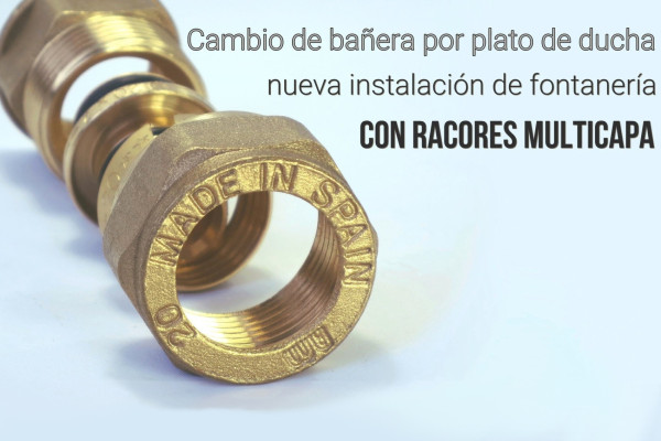 De bañera a plato de ducha con multicapa