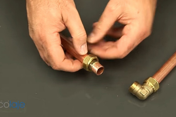 Racores compresión para tubo de cobre